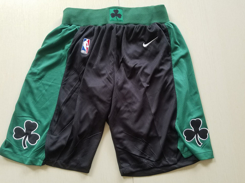 2018 Men NBA Nike Boston Celtics black shorts->->NBA Jersey